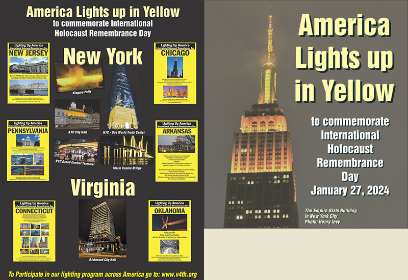 America Lights up in Yellow