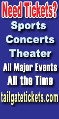 Need Tickets? All Major Events All the Time