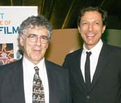 From Left: Elliott Gould, 2009 IFF Lifetime Achievement Award recipient and Jeff Goldblum, star of Adam Resurrected, presenter of 2009 IFF Achievement in Cinema Award.