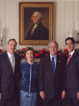 Meeting with President Bush