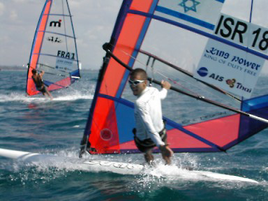 Israeli Gold Medalist Gal Fridman (windsurfing)