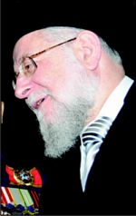 Rabbi Israel Lau, a Holocaust Survivor and former Chief Rabbi of the State of Israel. Photo: UN/Paulo Filgueiras