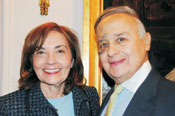 Park East Synagogue Pres., Herman Hoch, and his wife, Polly