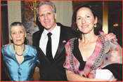 From left: Israel's UN Ambassador, Gabriela Shalev; Israel's US Ambassador Michael Oren & Sally Oren.   Photos: Courtesy AIFL
