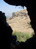 A cave in the Golan Heights