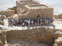 Ancient ruins on top of Masada