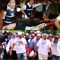 Top: Ms. Shirel Friedman, injured by Kassam rocket, later died at hospital. Bottom: Shirel's funeral held at Sderot cemetery.