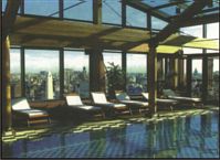 The state of the art spa at the top of the North Tower of the Panamericano Hotel & Resort in Buenos Aires.