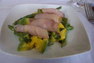 Avocado, Green Beans and smoked marlin at Chef Jacqui Sinclair's home