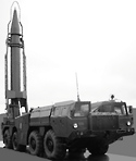Scud Missile Launcher with Missile in Upright Position