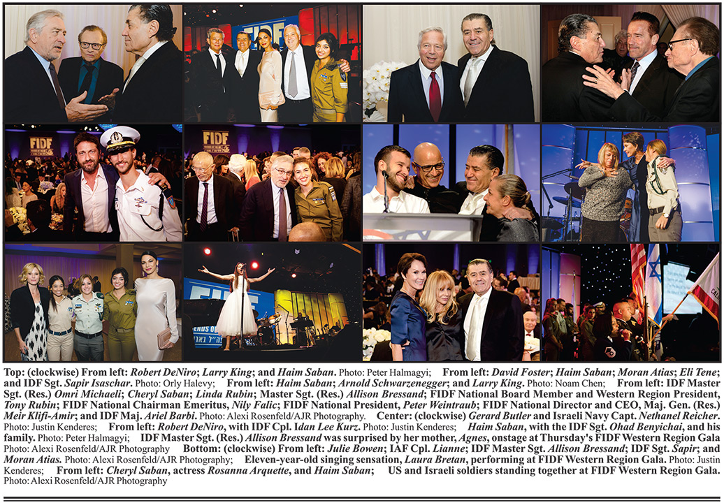 DeNiro, Schwarzenegger, Larry King and 1,200+ Gather for FIDF Western Region Gala, Chaired by Cheryl and Haim Saban