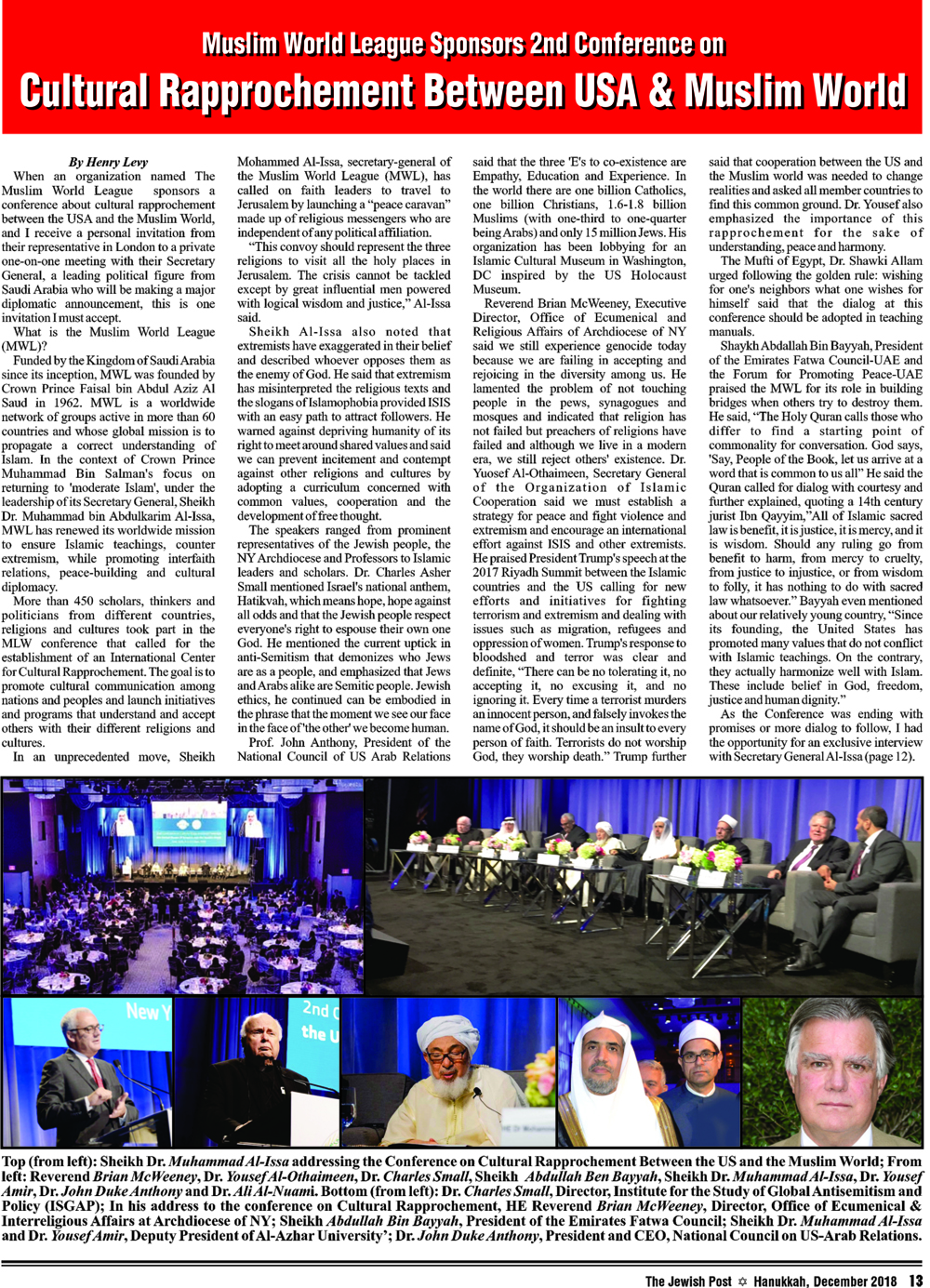 Cultural Rapprochement Between USA and Muslim World