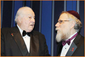Joseph Lovece, Jr., Special Advisor to Chairman CORE (left), with Rabbi Shea Hecht.