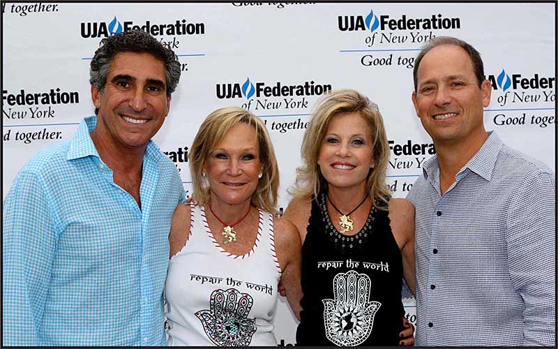 From left: Jay and Annie Gilbert with Joyce and Philip Sharfstein, Chairs of UJA-Federation's New Leadership Campaign.