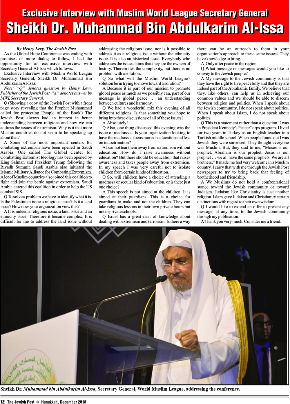 Sheikh Dr. Muhammad Bin Abdulkarim Al-Issa