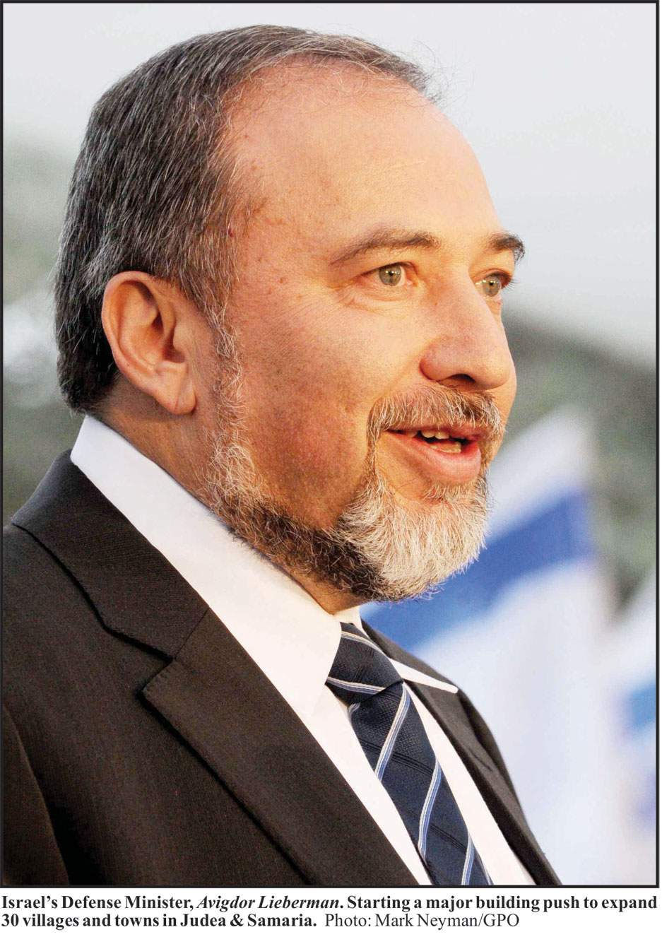 Lieberman: 3,900 New Jewish Homes in Judea & Samaria