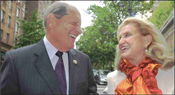 Congressman Bob Turner (left) with Congresswoman Carolyn Maloney. Photo: Gloria Starr Kins