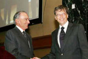 Bill Gates at the Hebrew University