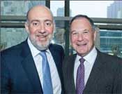 Current Israel�s Ambassador to the United Nations, Ron Prosor (left), with former Israel�s Ambassador to the United Nations, Dan Gillerman.