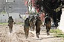 IDF paratroopers & armour  in Gaza city. Photo: Matan Hakimi/IDF Spokesman/Israel Sun
