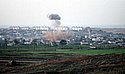 Quassam rocket being fired from Beit Hanun in the northern Gaza Strip at Israel. Photo: Eliyahu Ben Yigal/Jinipix/Isreal Sun