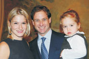 William and Julie Macklowe, with their daughter, Zoe