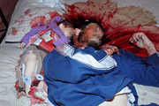 Fogel family butchered in bed. Photos: Miri Tsachi/Israel Sun