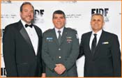 From left: Founder and Pres. of Int�l Fellowship of Christians and Jews (IFCJ) Rabbi Yechiel Eckstein; Lt. Gen. Gabi Ashkenazi; Friends of the IDF National Dir., Maj. Gen. (Res.) Yitzhak (Jerry) Gershon.<br />
Photos by Gloria Starr Kins, Shahar Azran & The FIDF