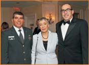 From left: Lt. Gen. Gabi Ashkenazi; Permanent Representative of Israel to the UN, Gabriela Shalev; and Israel�s Consul Gen. in NY, Assaf Shariv. <br />
Photos by Gloria Starr Kins, Shahar Azran & The FIDF