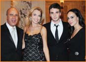 Benny Shabtai (left), with his attractive family. <br />
Photos by Gloria Starr Kins, Shahar Azran & The FIDF
