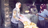 Baking bread in Cappadocia